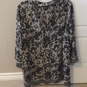 Lace detailed blouse